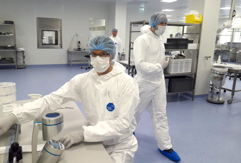 Human Med – New clean room Human Med - New clean room